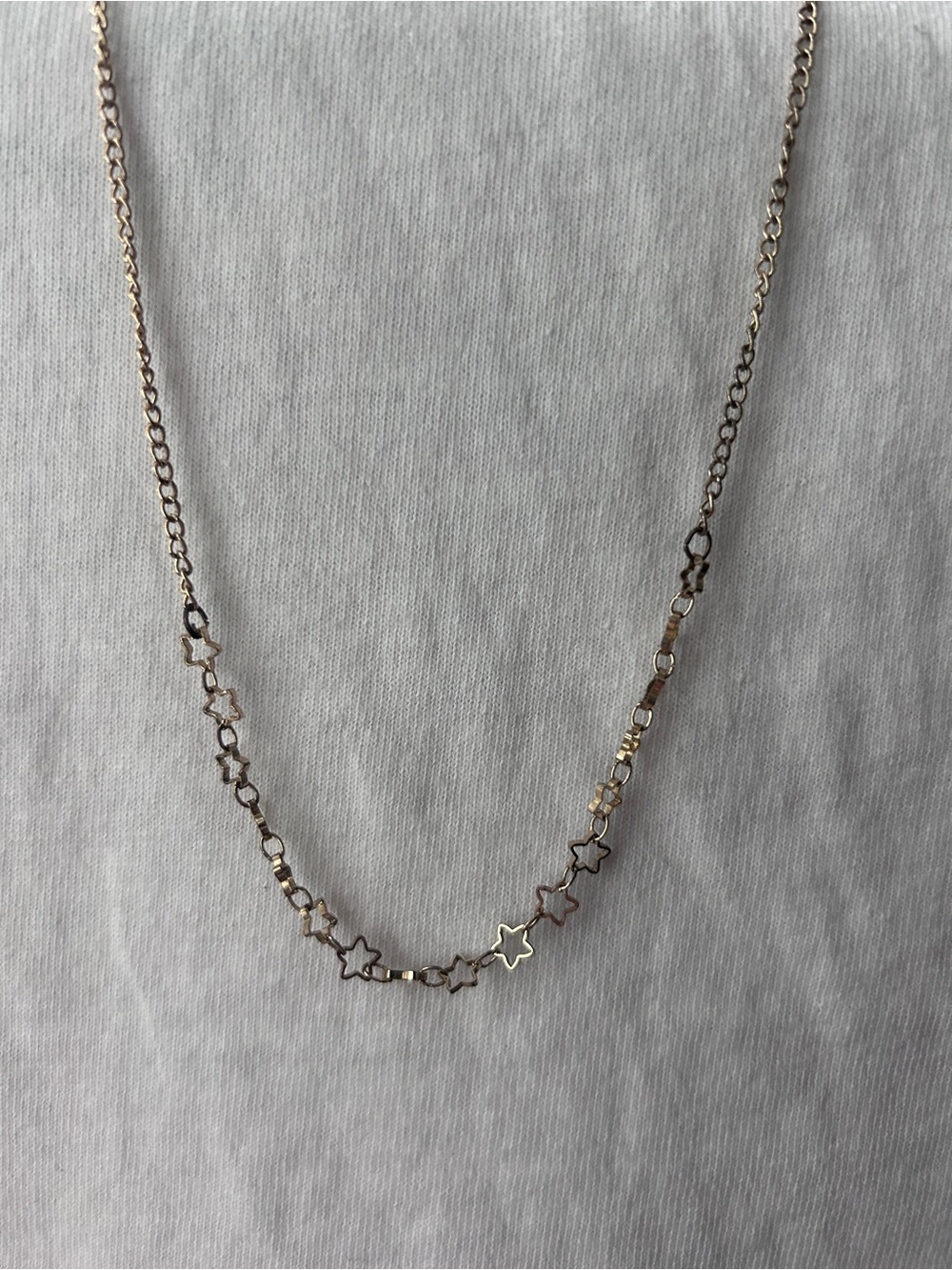 Delicate Gold Star Link Necklace - Women Jewelry